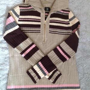 Bogner virgin-wool cashmere blend half-zip sweater